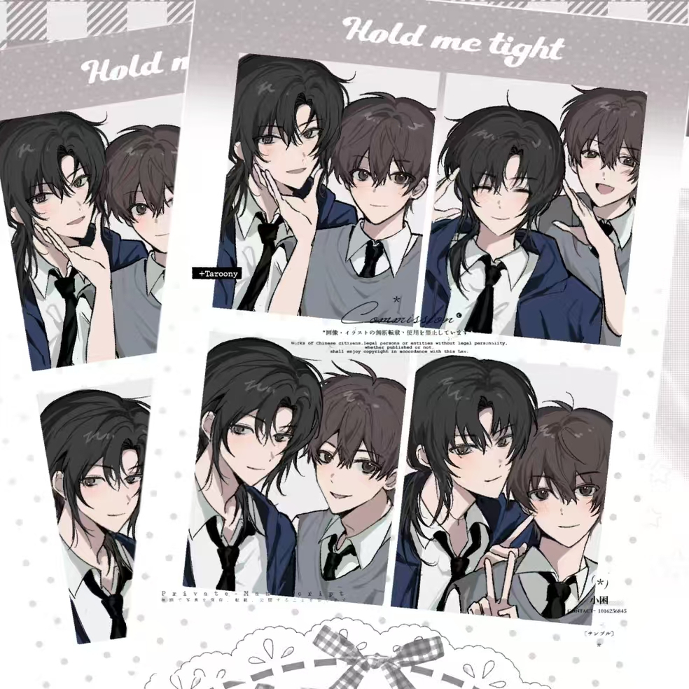 新款台风眼周边自制梁思喆曹烨三寸小卡卡片自制同人送朋友礼物