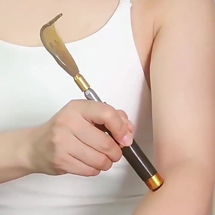 牛角痒痒挠可伸缩不求人老头乐挠痒抓背神器全身背部耙扒背抓痒器