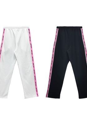 【现货】Deadly Doll 新款侧边串标LOGO运动长裤 休闲裤 男女同款