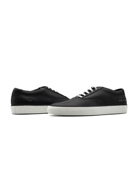 【现货】Common Projects  低帮黑色皮面平底鞋 板鞋 男女同款
