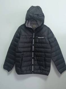 清仓男童轻薄羽绒服正品大黄蜂黑色保暖时尚外套可拆