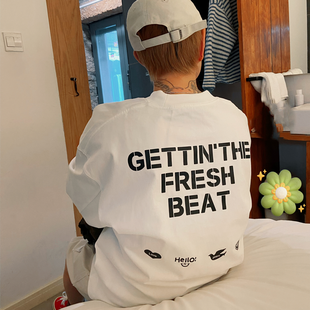 小红书博主笑脸趣味长袖T恤UNISE