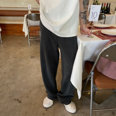 莫代尔冰感直筒卫裤春夏薄款男生