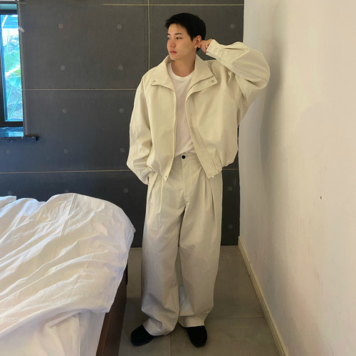 INTENSE老钱风夹克套装SENSEERA