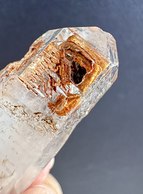 油胆红泥骸骨 带流沙 38x15x14mm 10g