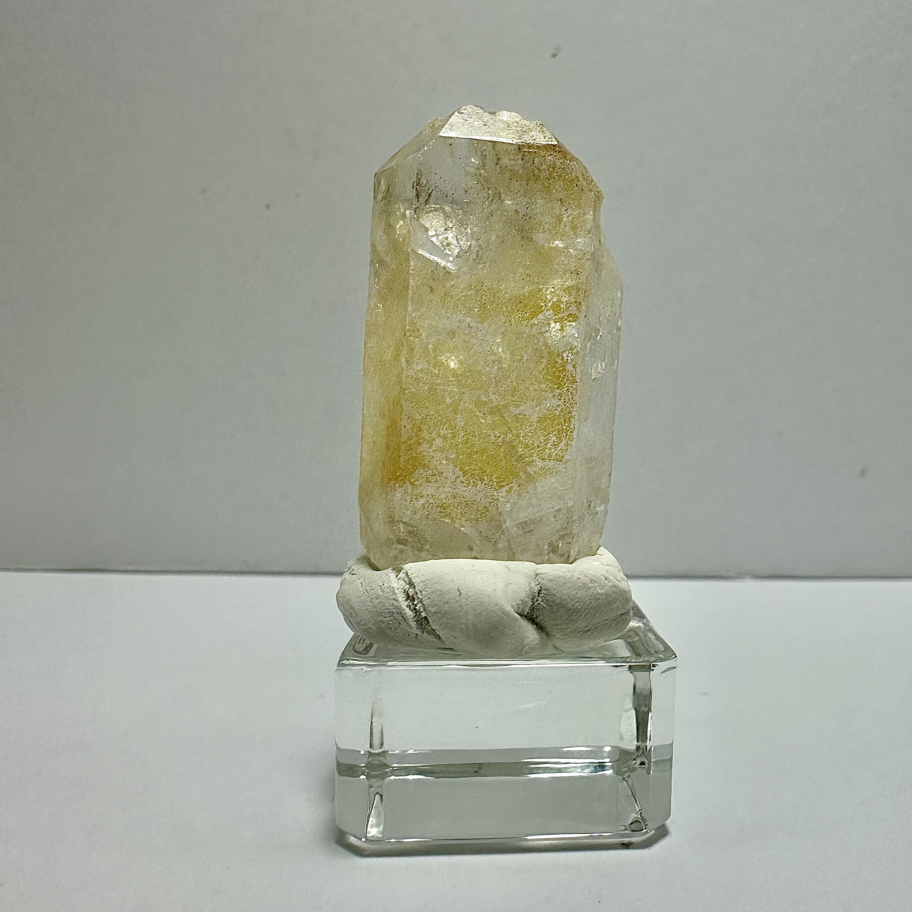天然喜马水晶黄金喜马高频高能水晶 46x25x15mm 26.2g