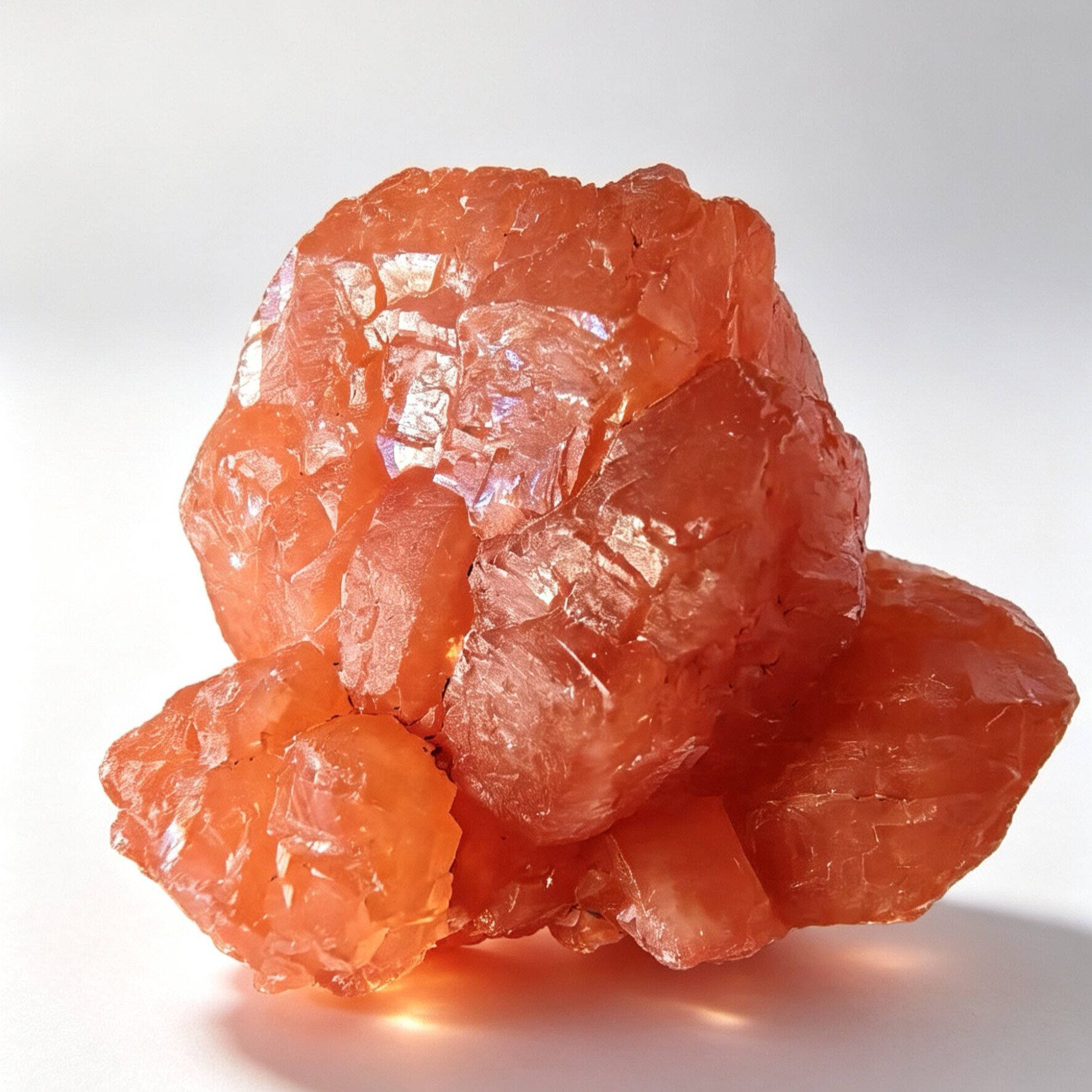 天然红水晶矿物标本原石宝石收藏品艺术品 16g