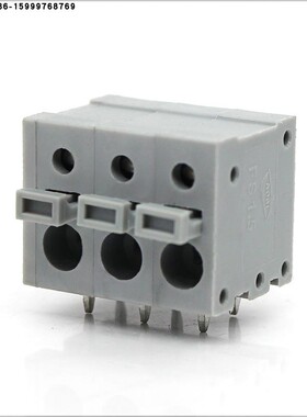 5.0mm间距 弹簧式自锁式PCB灰色接线端子FS1.5-XX-500-03