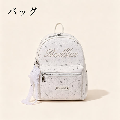 日本バッグ爱心刺绣Badblu