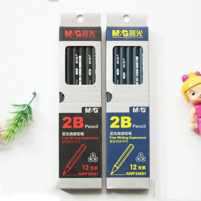 晨光木杆儿童学习考试易削铅笔