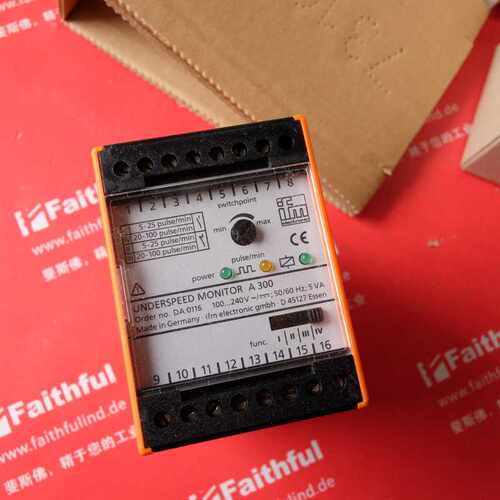 @IFM DA0116 易福门全新停止型监视器模块 A300/110-240VAC/DC询