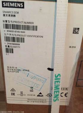 6RA8025-6GV62-0AA0/OAAO西门子6RA80直流调速器575V60A34.5KW询