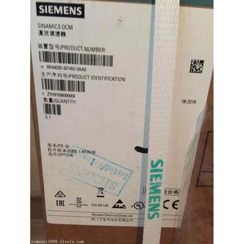 6RA8025-6GV62-0AA0/OAAO西门子6RA80直流调速器575V60A34.5KW询