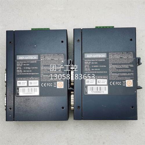 ！研华EKI-1524-CE四串口设备服务器四口232 485 422转双以太网口