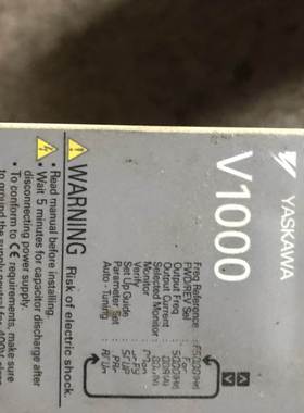 安川A1000 CIMR-VB4A0007BAA 端子接线ETC740011-S1011nETC740025