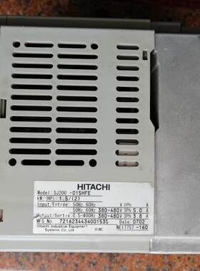 日立变频器SJ200-015HFEF/022HFEF/007HFE 0.75-2.2KW/380V二询价