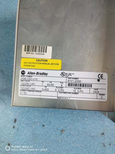 罗克韦尔驱动器 2098-DSD-010 设备拆机 九成新 包好 询价