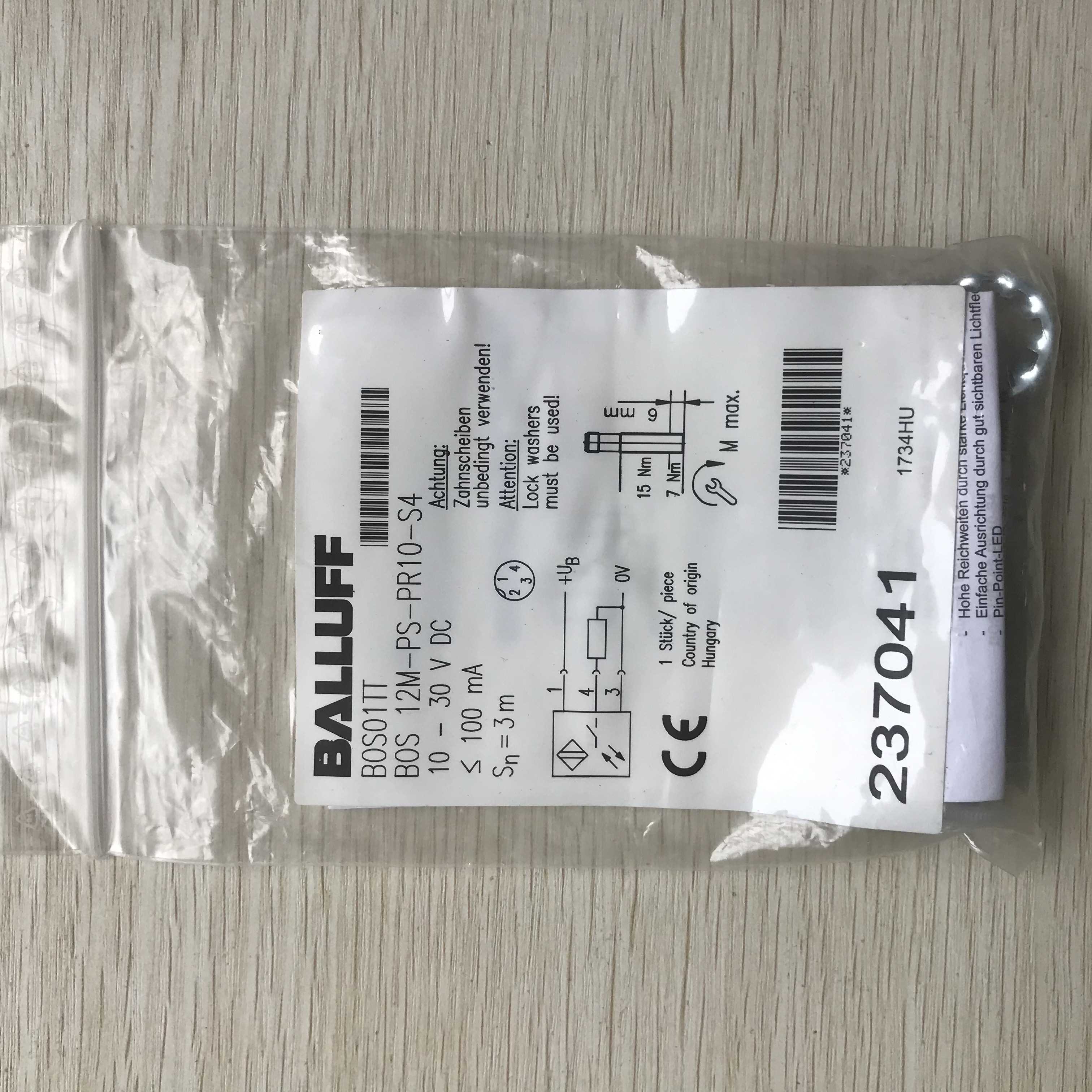 BOS01TT BOS12M-PS-PR10-S4 全新原装 巴鲁夫 实物照片询价