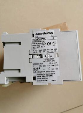 原进口AB接触器 100-C装4300F 100C43*00 -AC220V交流询价