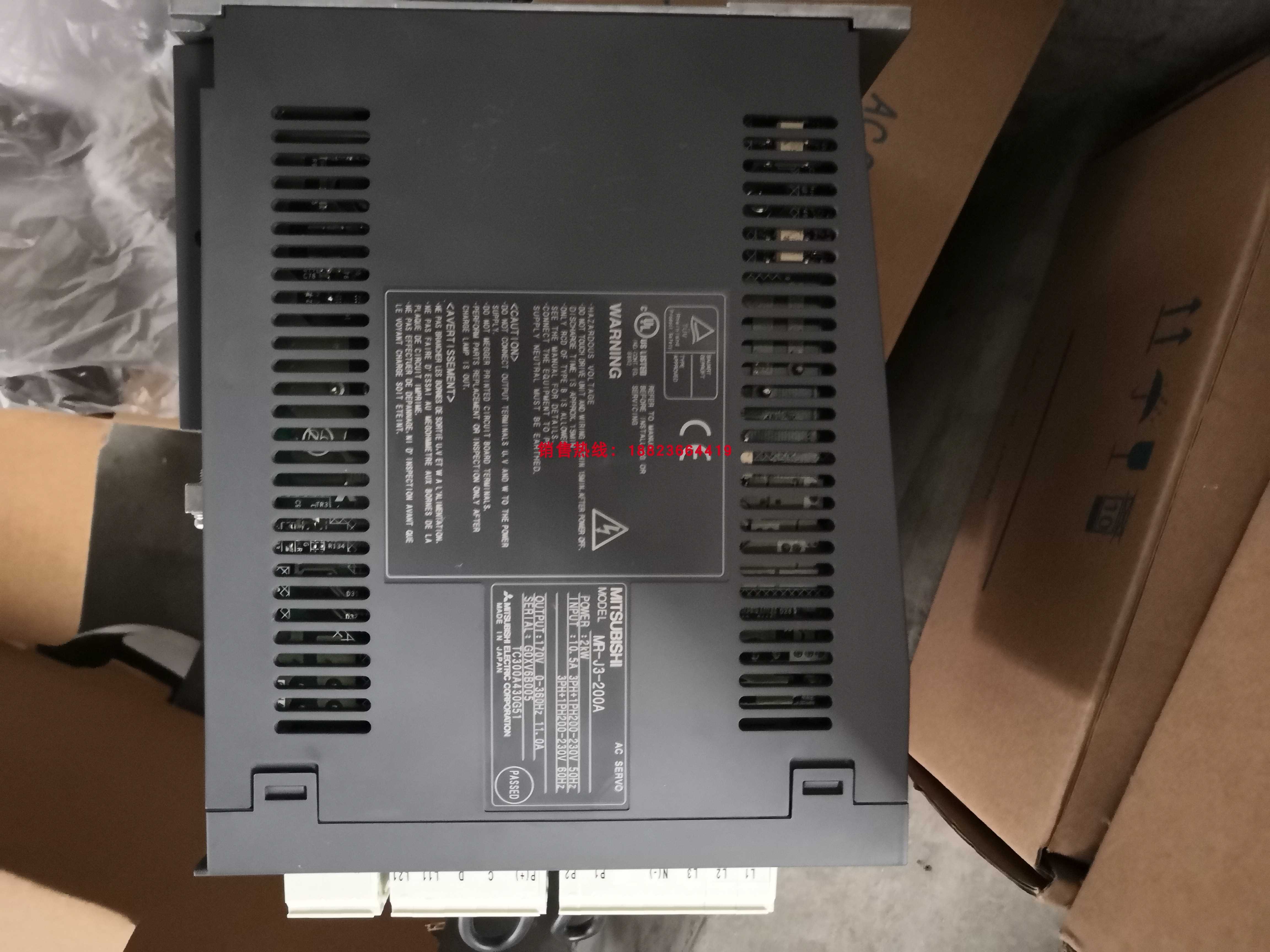 ￥MR-J3-200A /B 原装三菱伺服驱动器 质保12个月 当天发货询价