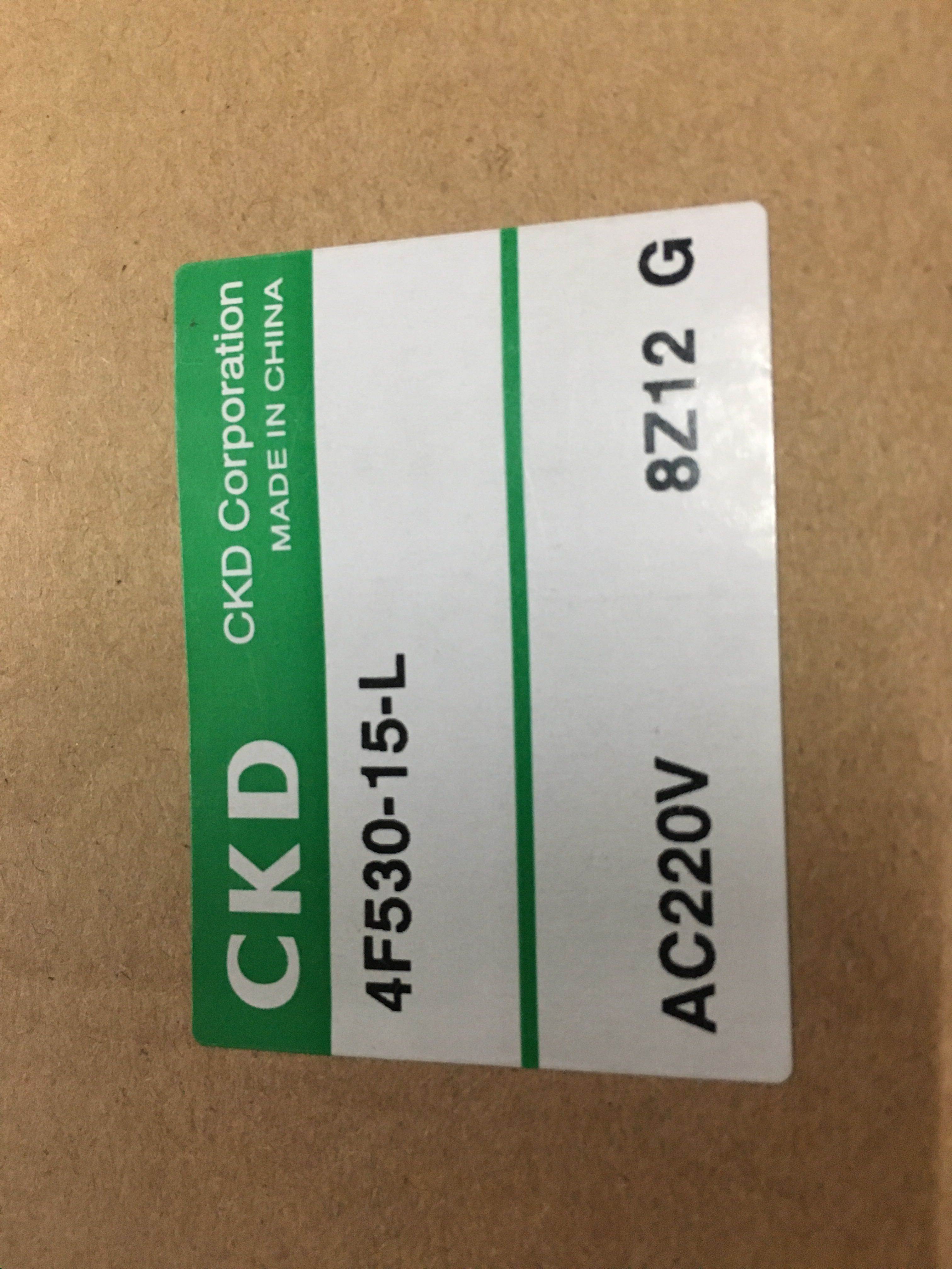 日本CKD电磁阀4F530-15/10-L全新原装真品AC220DC24AC110当天发货
