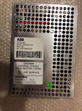 ABB工业机器人配件 DSQC661电源模块3HAC026253询价