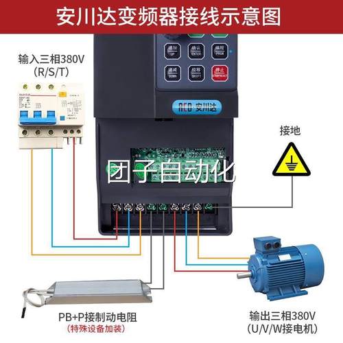 安川达通用单相220V风4机水泵矢量重载变.频器0ACD0.75/1.5/2.2/K