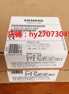 6AV6 647OAH11-3-A6XO 西门子PK300触摸屏 1P AV6647-0AH11-3AX0