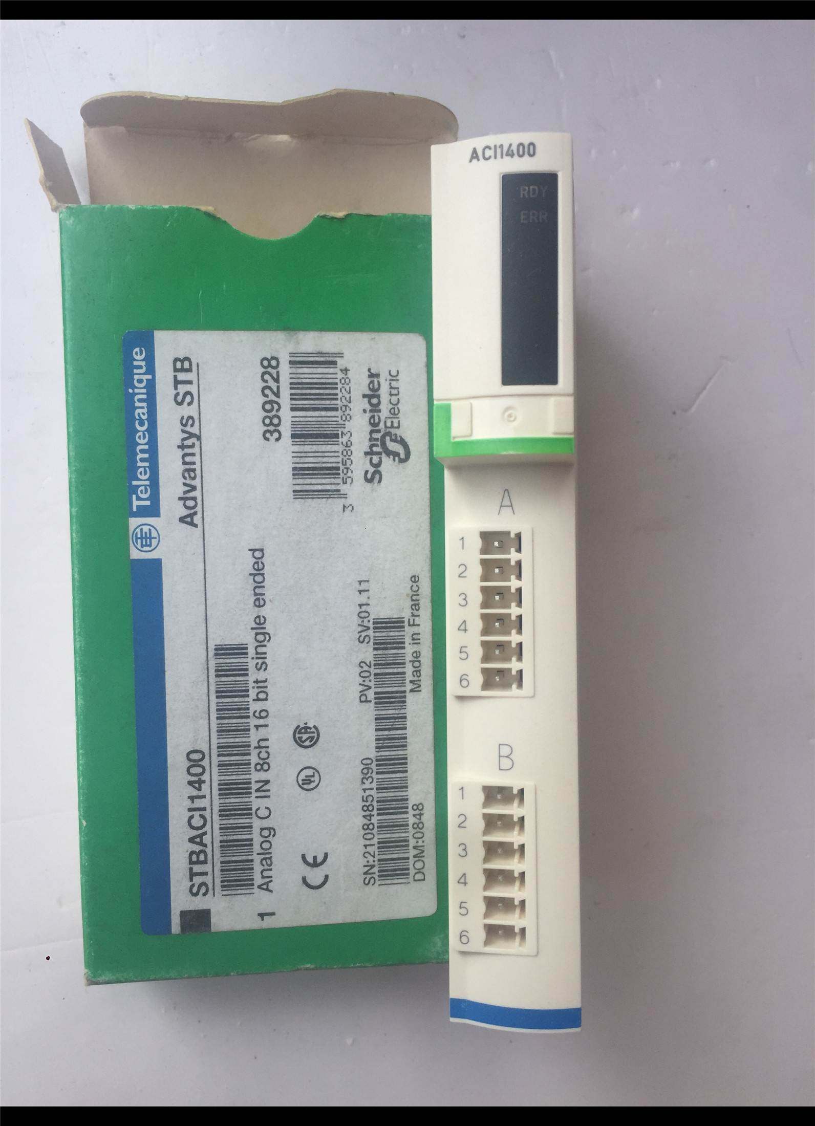 STBACI1400 全新正品施耐德PLC模块 库存未使用 询价