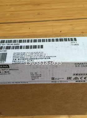 ！6ES7521-1BL00-0AB0 S7-1500数字量输入模块 6ES75211BL000AB0