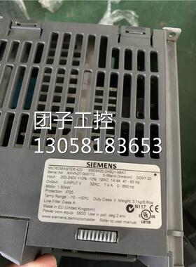 ￥西门子6SE6420-2AB21-5BA1 1.5KW千瓦变频器220V带A级滤波器 95