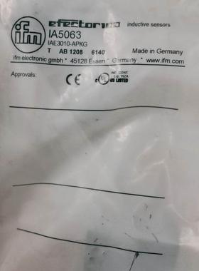 ！兴隆工控IFM易福门传感器IA5063询价