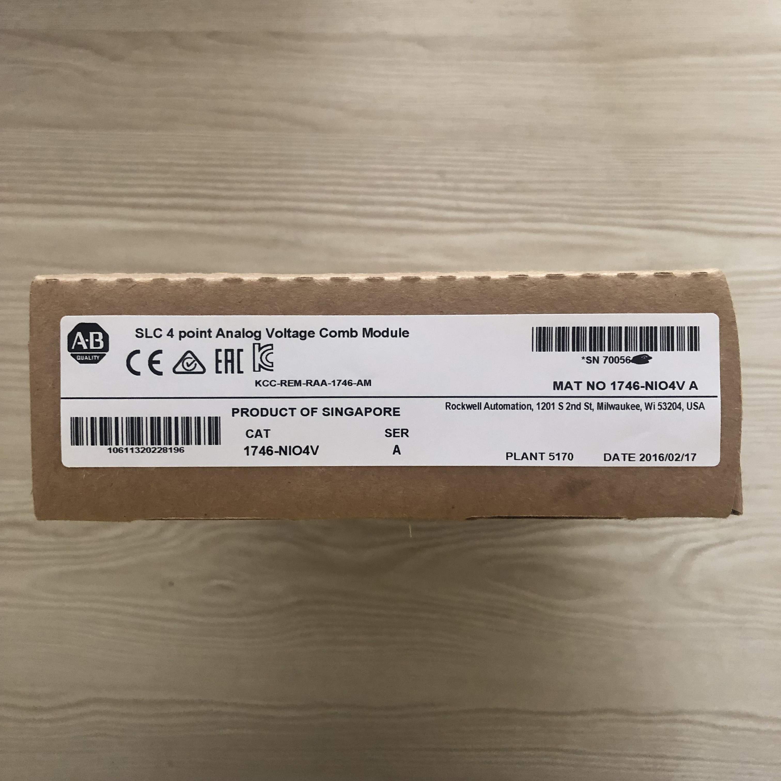 1746-NIO4V美国AB罗克韦尔PLC模块Allen-Bradley;SLC500 1746系列