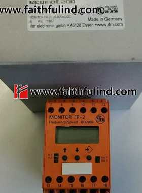 @IFM DD2006 易福门全新速度监视器 MONITOR/FR-2 / 23-60VAC/DC