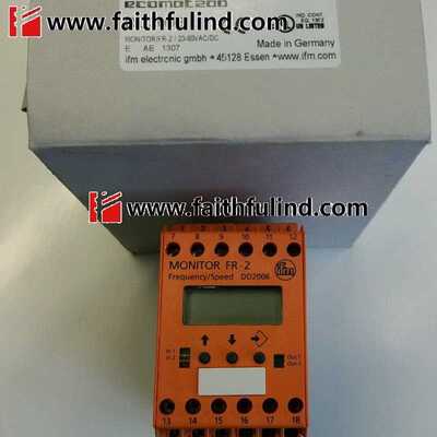 @IFM DD2006 易福门全新速度监视器 MONITOR/FR-2 / 23-60VAC/DC