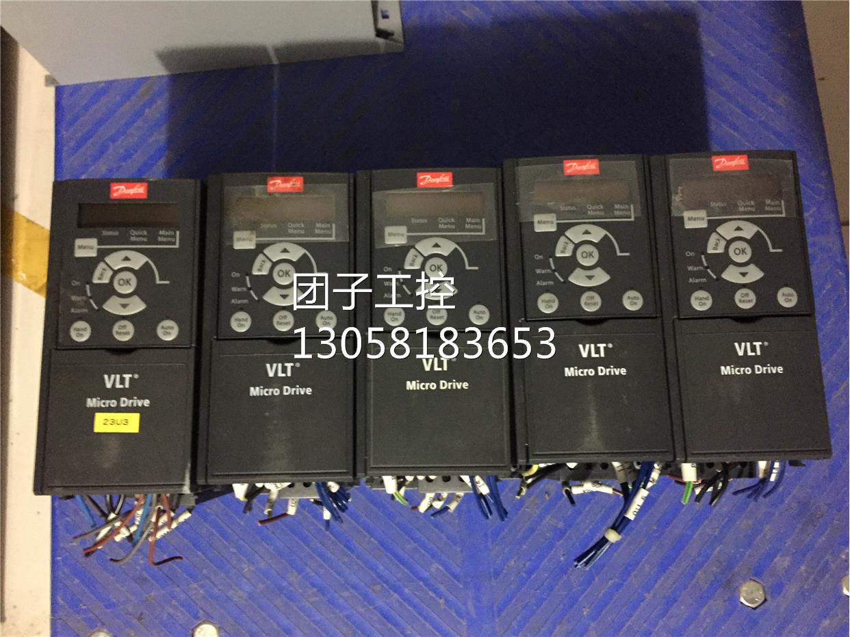￥丹佛斯变频器 FC-051P-2K2T4E20H3BXC 拆机9.5成新 2.2KW 380V