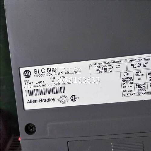 ￥ AB模块 PLC SLC500 1747-L40A 原装正品拆机 询价