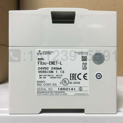 PLC以太网通讯模块 FX3U-ENET-L 原装进口 保修1年询价