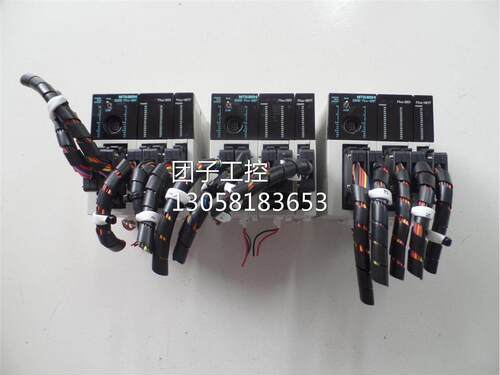 ￥三菱/plc FX1NC-32MT 带FX2NC-32EX FX2NC-16EYT拆机成色新 询