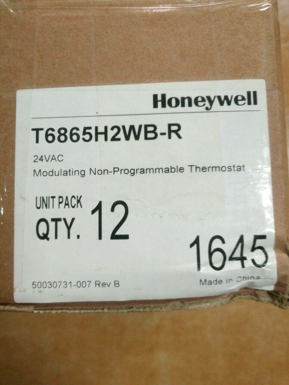 霍尼韦尔中央空调温控器控制开关面板honeywellt6373bc1130 询