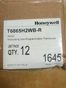 霍尼韦尔中央空调温控器控制开关面板HoneywellT6373BC1130 询