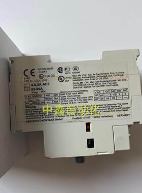 ABB电动机马达保护器MS325-6.3 4-6.3A 2.5-4A 现货询价