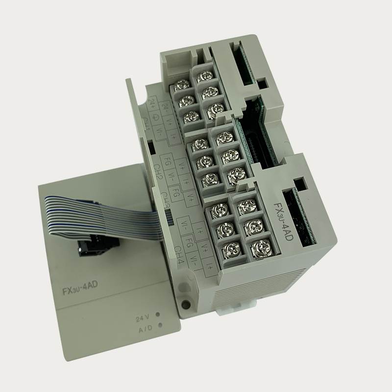 原装PLC三菱模块FX3U-4AD DA 2HC 16CCL-M 1PG 64CCL 4LC PSU-5V