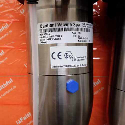 @BARDIANI ZVFEX 意大利bardiani全新防爆不锈钢气动蝶阀 DN25询