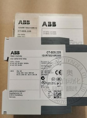 ABB电子时间继电器CT-SDS.22S 24-240VAC货号1SVR730210R3300现货