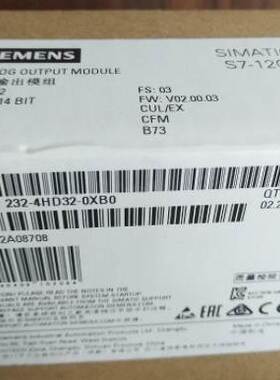 西门子6ES7234-4HE32-0XB0 模拟量输入输出模块6ES72344HE320XB0