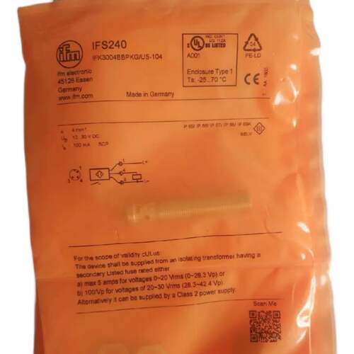 ！兴隆工控全新原装易福门传感器IFS240询价