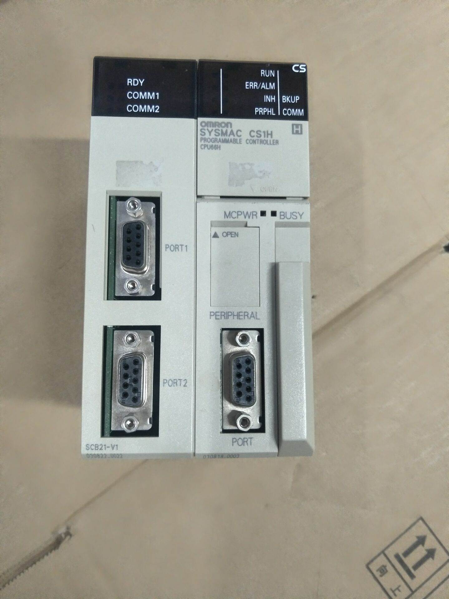 95成新欧姆龙PLC通讯模块CS1H-CPU66H CS1H-CPU65H询价