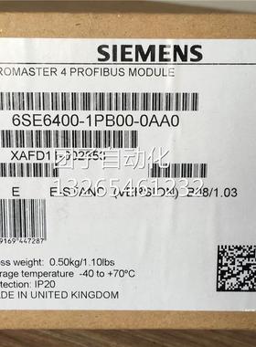 全新6SE6400-1DN00-0AA0西门子MM4 系列变频器DeviceNet通讯模块