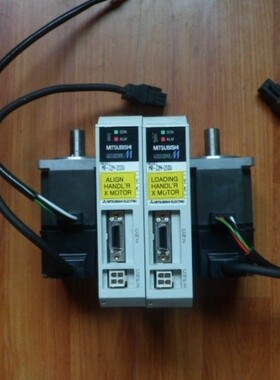 三菱伺服驱动器电机 HC-MFS23+MR-J2M-20DU 拆机 销售询价